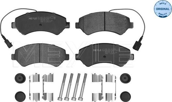 Meyle 025 244 6619/W2 - Set placute frana,frana disc parts5.com