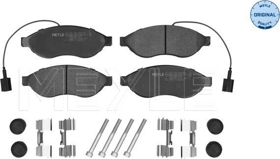 Meyle 025 244 6819/W1 - Σετ τακάκια, δισκόφρενα parts5.com