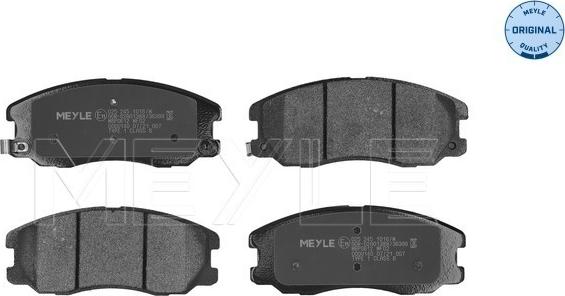 Meyle 025 245 1016/W - Set placute frana,frana disc parts5.com