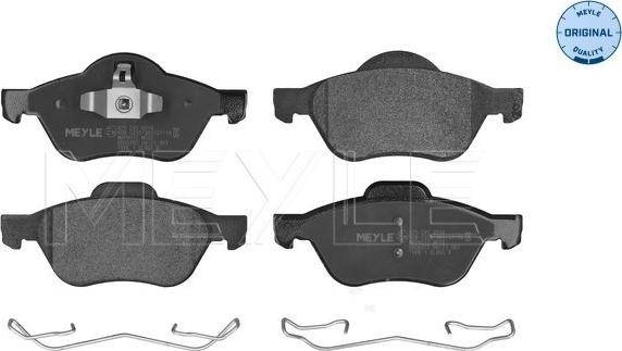 Meyle 025 245 3518 - Zestaw klocków hamulcowych, hamulce tarczowe parts5.com