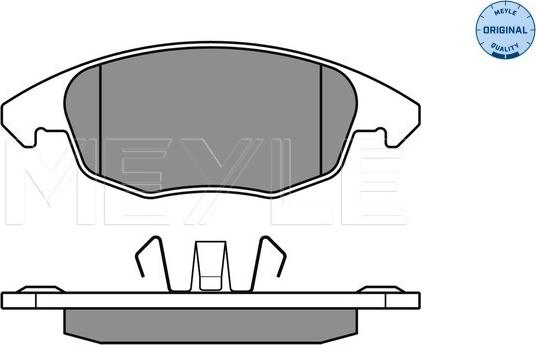 Meyle 025 245 3818 - Σετ τακάκια, δισκόφρενα parts5.com