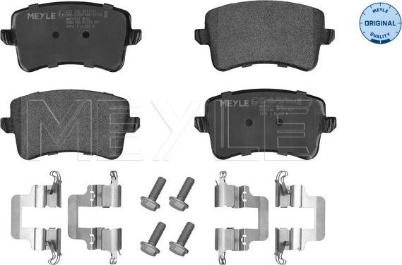 Meyle 025 246 0617/K1 - Juego de pastillas de freno parts5.com