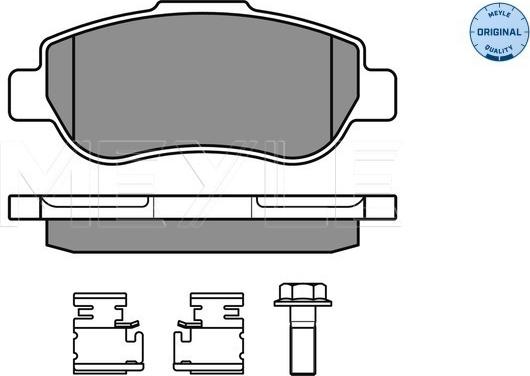 Meyle 025 240 7217/W - Komplet kočnih obloga, disk kočnica parts5.com