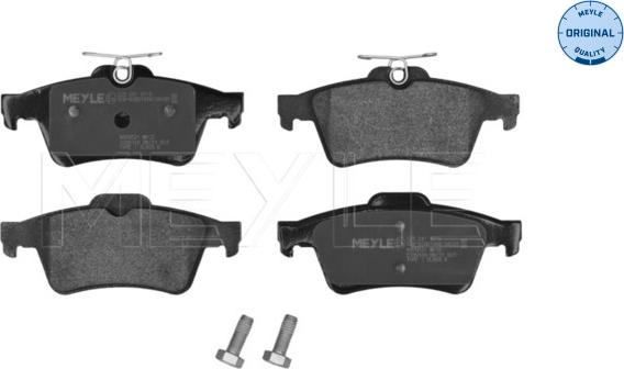 Meyle 025 241 3716 - Fren balata seti, diskli fren parts5.com