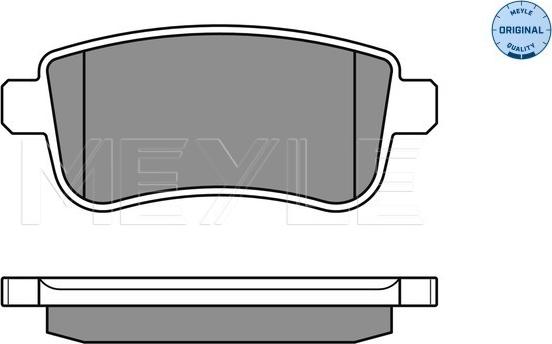 Meyle 025 248 2015 - Komplet pločica, disk-kočnica parts5.com