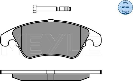 Meyle 025 243 1019 - Σετ τακάκια, δισκόφρενα parts5.com