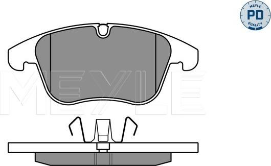 Meyle 025 243 3218/PD - Brake Pad Set, disc brake parts5.com