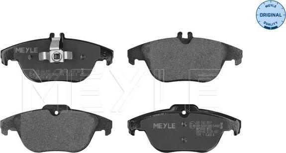 Meyle 025 242 5317 - Brake Pad Set, disc brake parts5.com