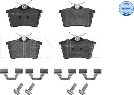 Meyle 025 247 6516/W - Set placute frana,frana disc parts5.com