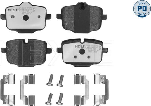 Meyle 025 247 0318/PD - Brake Pad Set, disc brake parts5.com