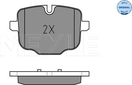 Meyle 025 247 0318 - Set placute frana,frana disc parts5.com