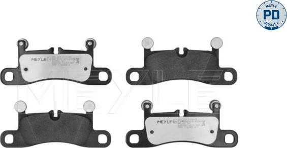 Meyle 025 247 2116/PD - Set placute frana,frana disc parts5.com