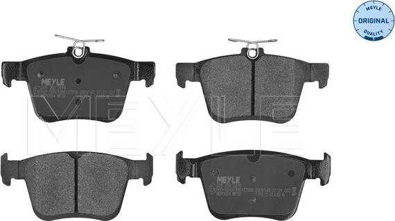 Meyle 025 250 0816 - Brake Pad Set, disc brake parts5.com