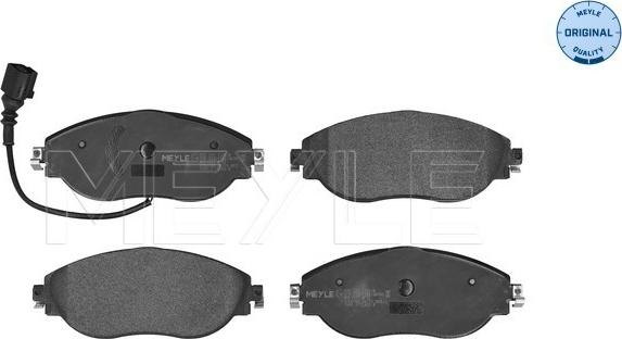 Meyle 025 251 1720/W - Brake Pad Set, disc brake parts5.com