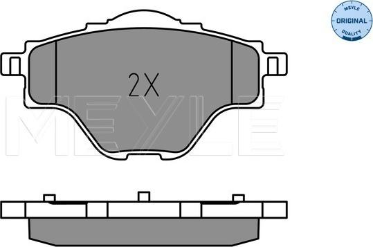 Meyle 025 258 2717 - Σετ τακάκια, δισκόφρενα parts5.com