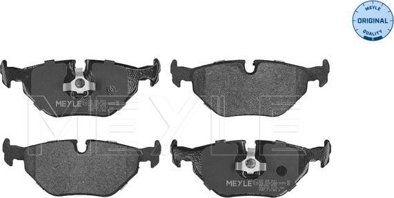 Meyle 025 209 9517 - Kit de plaquettes de frein, frein à disque parts5.com