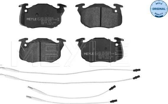 Meyle 025 209 0618/W - Komplet pločica, disk-kočnica parts5.com