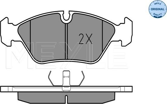 Meyle 025 206 2919 - Kit de plaquettes de frein, frein à disque parts5.com