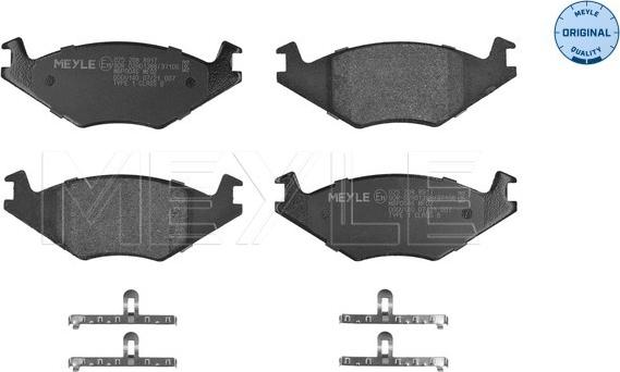 Meyle 025 208 8917 - Σετ τακάκια, δισκόφρενα parts5.com