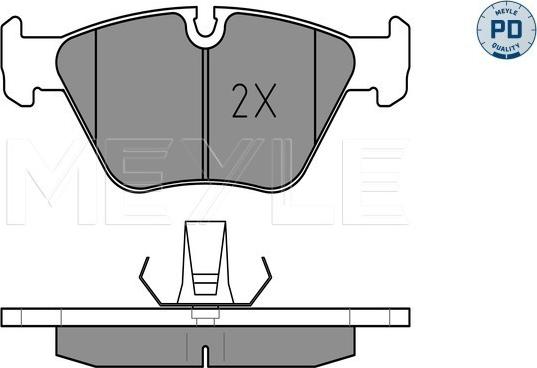 Meyle 025 219 9020/PD - Set placute frana,frana disc parts5.com