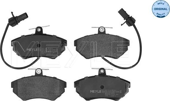 Meyle 025 219 4519/W - Kit de plaquettes de frein, frein à disque parts5.com