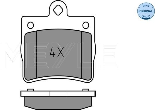 Meyle 025 219 0015 - Brake Pad Set, disc brake parts5.com