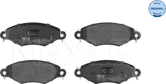 Meyle 025 219 8018 - Brake Pad Set, disc brake parts5.com