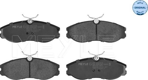 Meyle 025 214 8115 - Kit de plaquettes de frein, frein à disque parts5.com