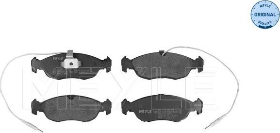 Meyle 025 214 3017/W - Komplet pločica, disk-kočnica parts5.com