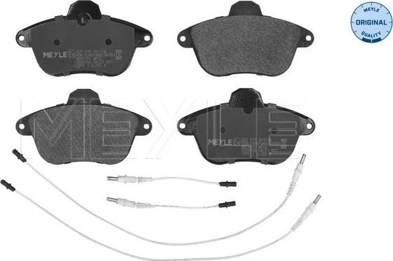 Meyle 025 215 0417/W - Fékbetétkészlet, tárcsafék parts5.com