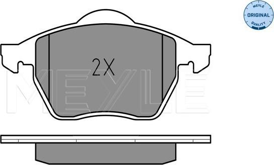 Meyle 025 216 2419 - Set placute frana,frana disc parts5.com