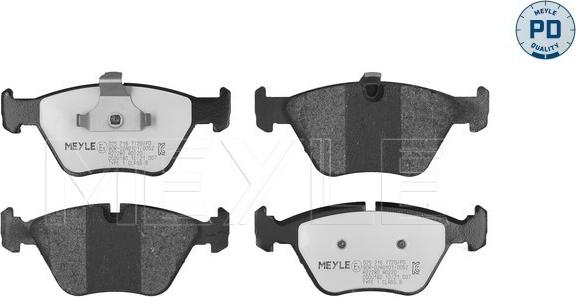 Meyle 025 216 7720/PD - Set placute frana,frana disc parts5.com