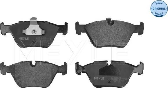 Meyle 025 216 7720 - Brake Pad Set, disc brake parts5.com