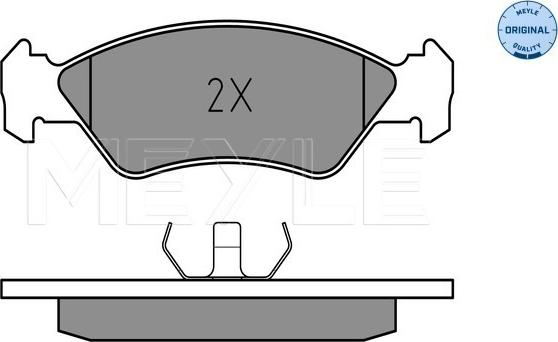 Meyle 025 212 0217 - Set placute frana,frana disc parts5.com