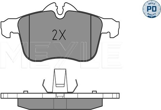 Meyle 025 283 3219/PD - Brake Pad Set, disc brake parts5.com