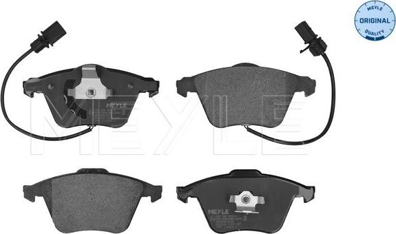 Meyle 025 239 5020/W - Zestaw klocków hamulcowych, hamulce tarczowe parts5.com