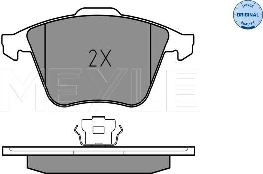 Meyle 025 239 5020/W - Set placute frana,frana disc parts5.com