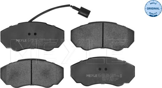 Meyle 025 239 1719/W - Brake Pad Set, disc brake parts5.com