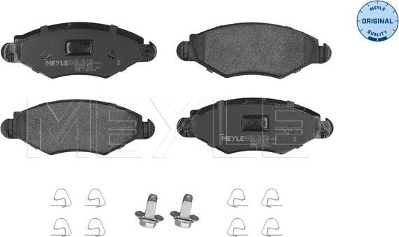 Meyle 025 235 9718 - Тормозные колодки, дисковые, комплект parts5.com