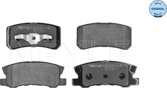 Meyle 025 235 8216 - Set placute frana,frana disc parts5.com