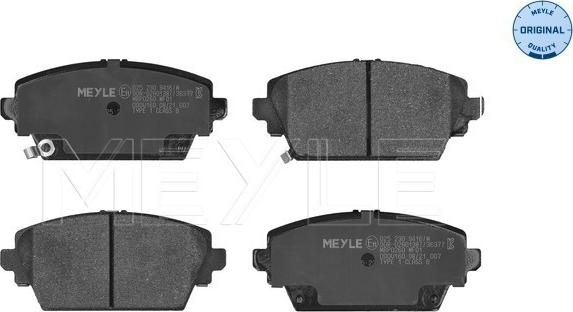 Meyle 025 230 9416/W - Brake Pad Set, disc brake parts5.com