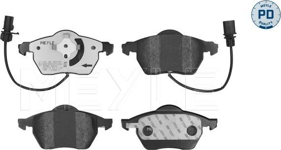 Meyle 025 230 1820/PD - Komplet pločica, disk-kočnica parts5.com