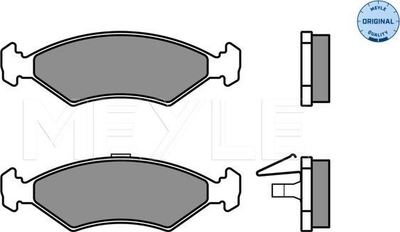 Meyle 025 231 0315 - Juego de pastillas de freno parts5.com