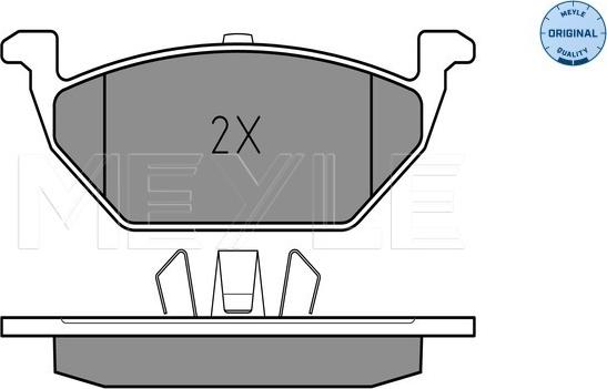 Meyle 025 231 3019/A - Brake Pad Set, disc brake parts5.com