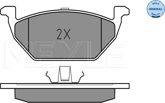 Meyle 025 231 3019/A - Brake Pad Set, disc brake parts5.com