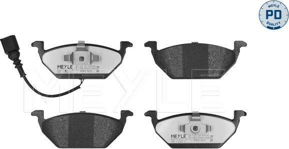 Meyle 025 231 3119/PD - Bremsbelagsatz, Scheibenbremse parts5.com