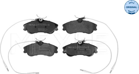 Meyle 025 231 2419/W - Sada brzdových destiček, kotoučová brzda parts5.com