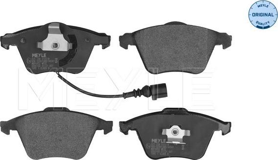 Meyle 025 238 0120/W - Brake Pad Set, disc brake parts5.com