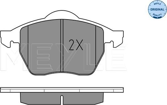 Meyle 025 233 9219/W - Kit de plaquettes de frein, frein à disque parts5.com