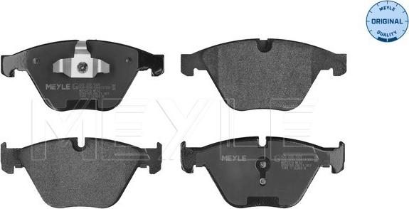 Meyle 025 233 1320 - Brake Pad Set, disc brake parts5.com